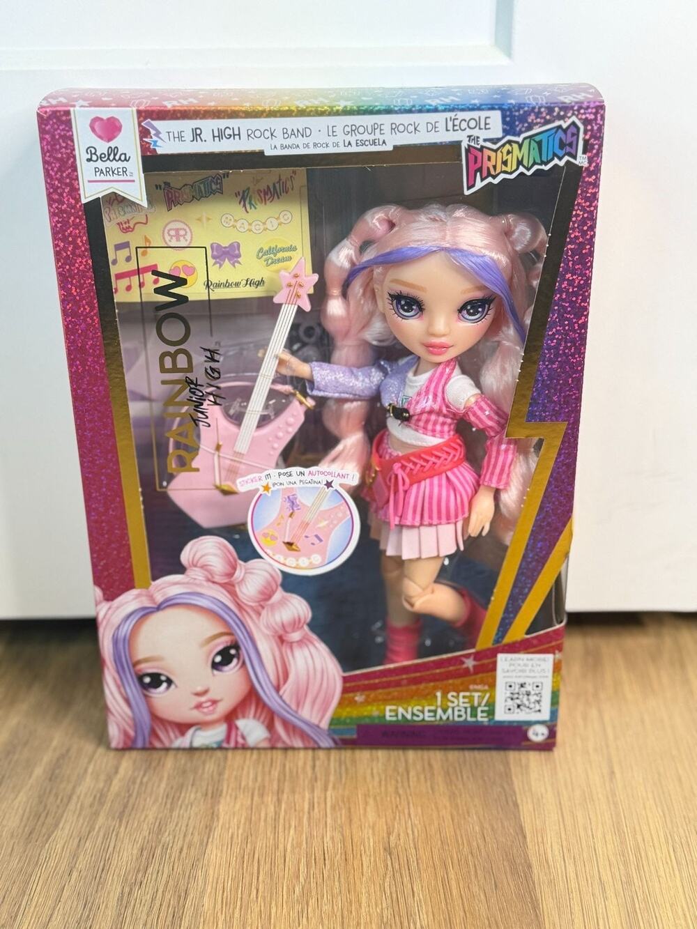 Rainbow High Bella Parker Jr. High Doll From The Prismatics Rock Band Series - N